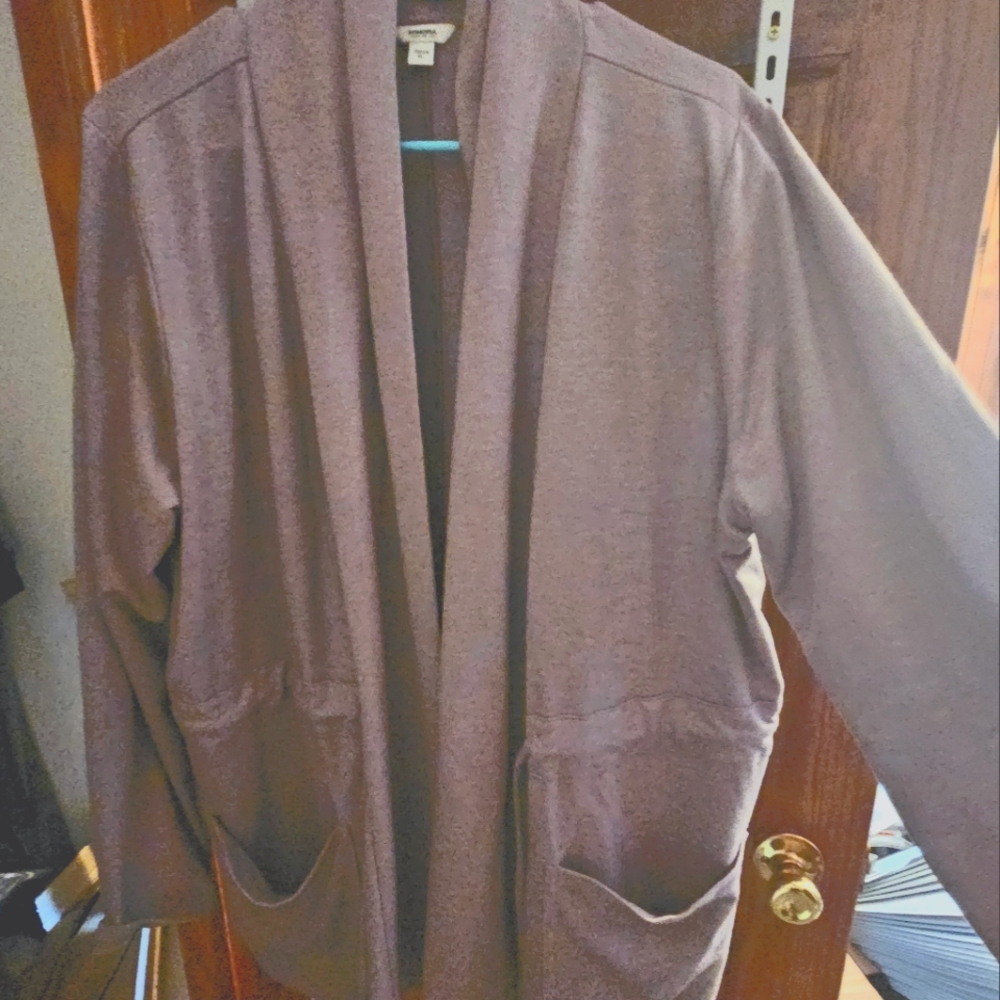 Sonoma Purple Cardigan Sweater. XL